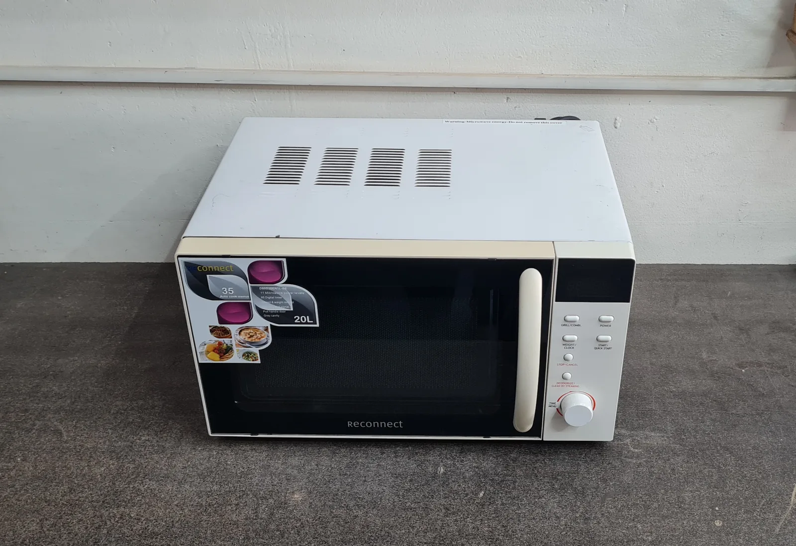 ReConnect Grill / Microwave Oven (Model: D80D20EN1L-SE) – Excellent Condition, photo 3