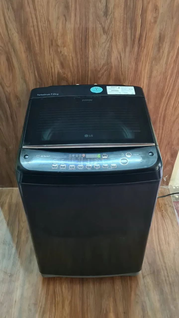 LG 7kg Fully Automatic Top Load Washing Machine (T8077NEDLK, Black Knight), photo 6