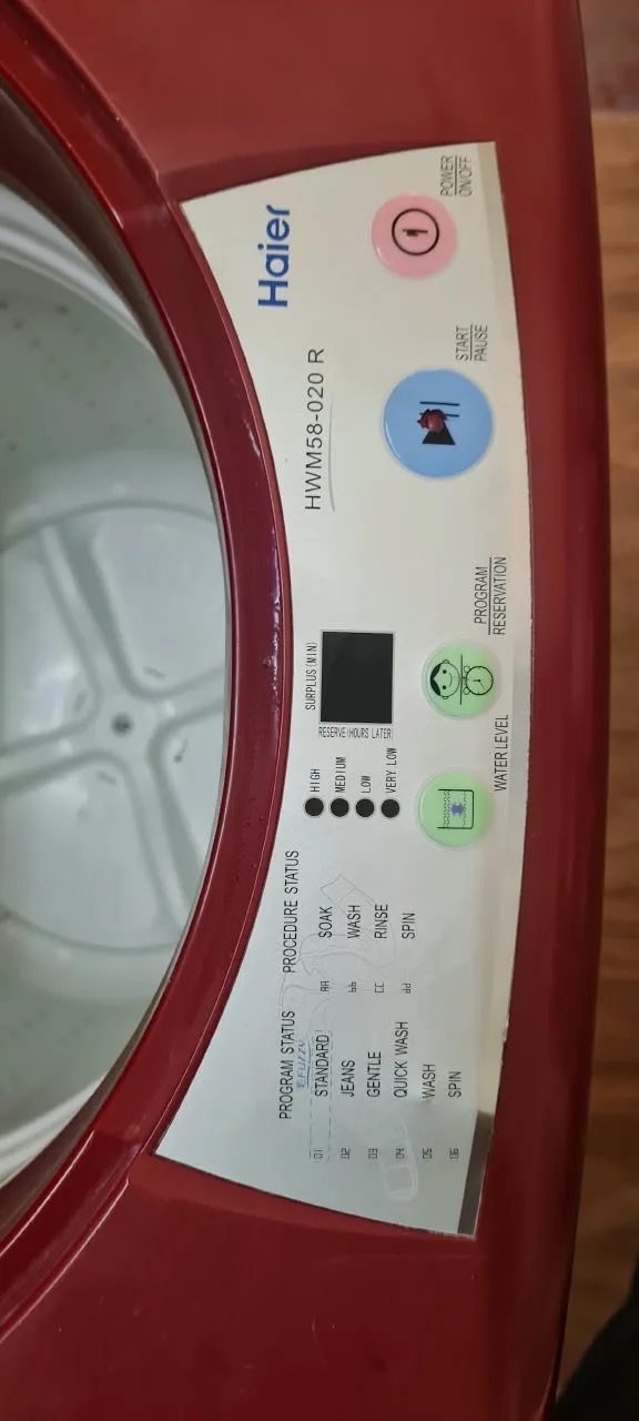 Haier 5.8 kg Fully Automatic Top Load Washing Machine, photo 3